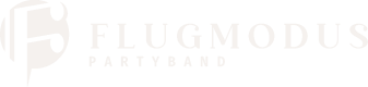 Flugmodus Band Logo schwarz-weiss